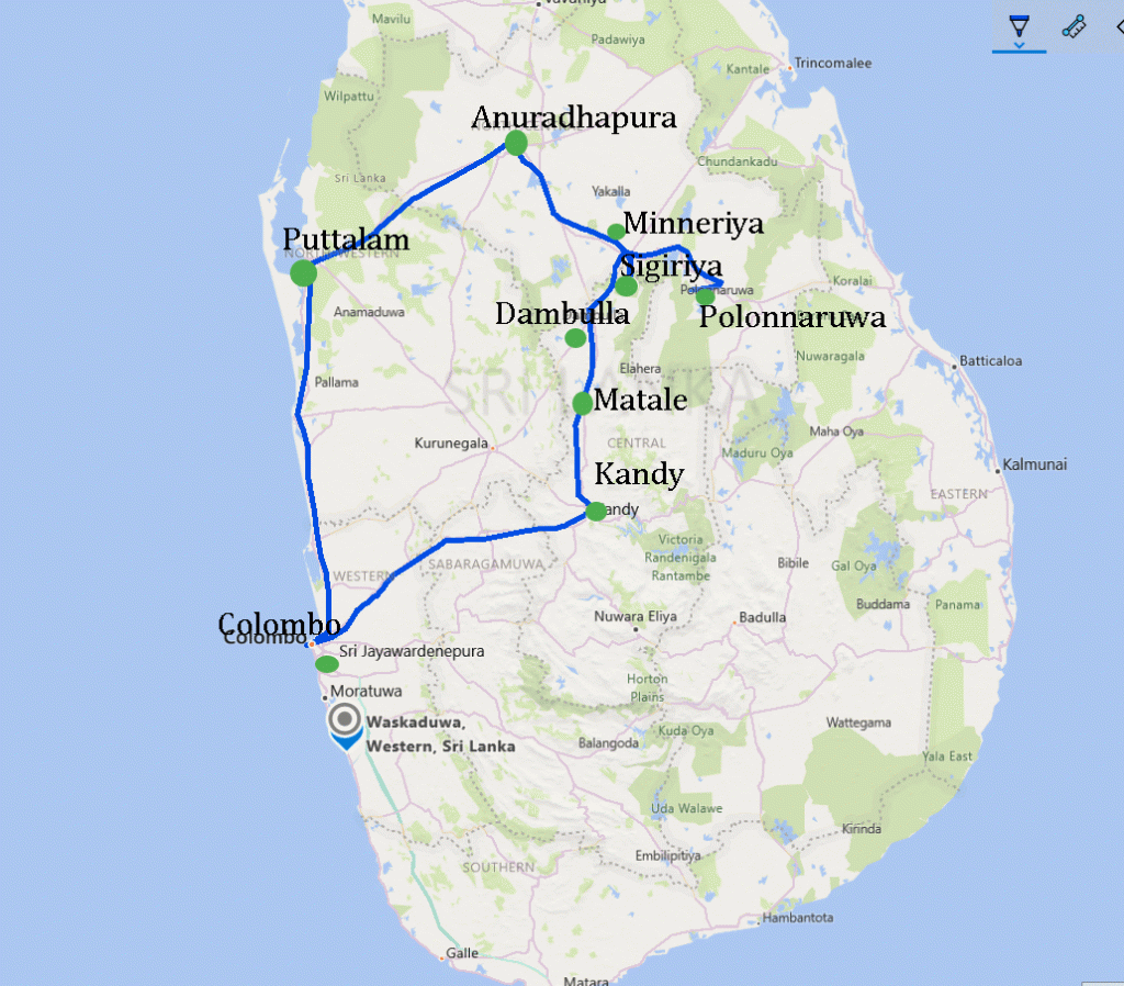  Sri Lanka 4-day Cultural triangle tour